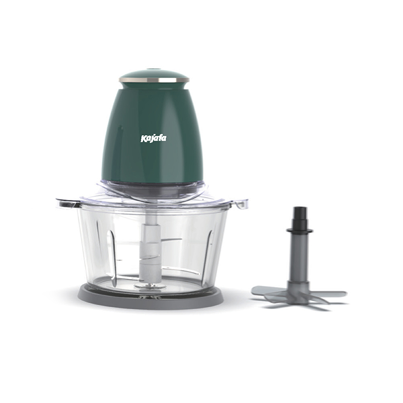 FP126G Mini hachoir électrique 1,5 L pour robot culinaire, 4 lames à deux niveaux, bol en acier inoxydable 400 W pour viande, légumes, fruits, oignons et noix, aliments pour bébés à l'ail