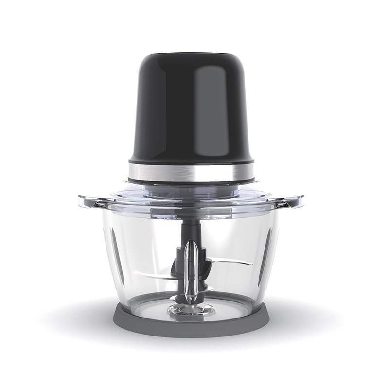 Hachoir à viande FP128G, hachoir électrique universel, mélangeur de cuisine électrique Uten, hachoir multifonction, 4 lames en spirale, contrôle d'impulsion à un bouton, 1,2 L, 400 W