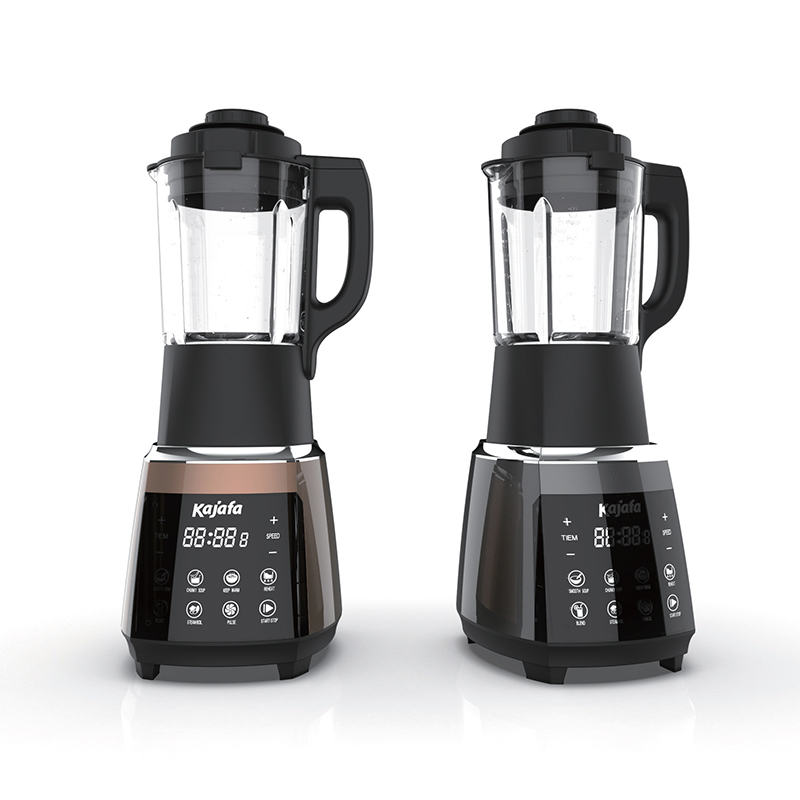 CB1218 Blender 1200 Watts, Lame en Acier Inoxydable, Bol en Verre de Haute Qualité Parfait pour les Smoothies, Soupes, Minuterie Intégrée