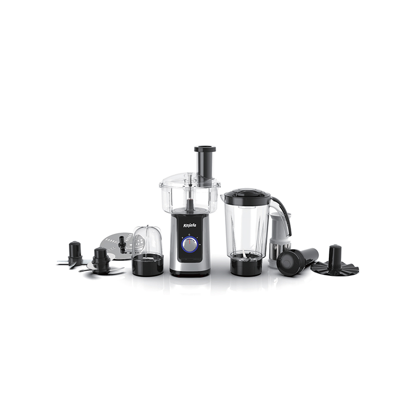 Mélangeurs portables multifonctions BL395ACE, machine à smoothie avec robot culinaire, trancheuse, déchiquetage et broyeur, extracteur de presse-agrumes, mélangeur, éplucheur d'ail