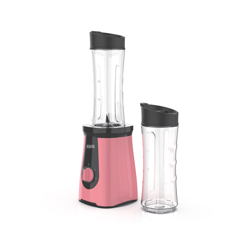 BL-358B-P2 Puissant mélangeur de smoothie avec 2 bouteilles portables 2 vitesses de contrôle et fonction d'impulsion, mélangeur personnel pour shakes et smoothies