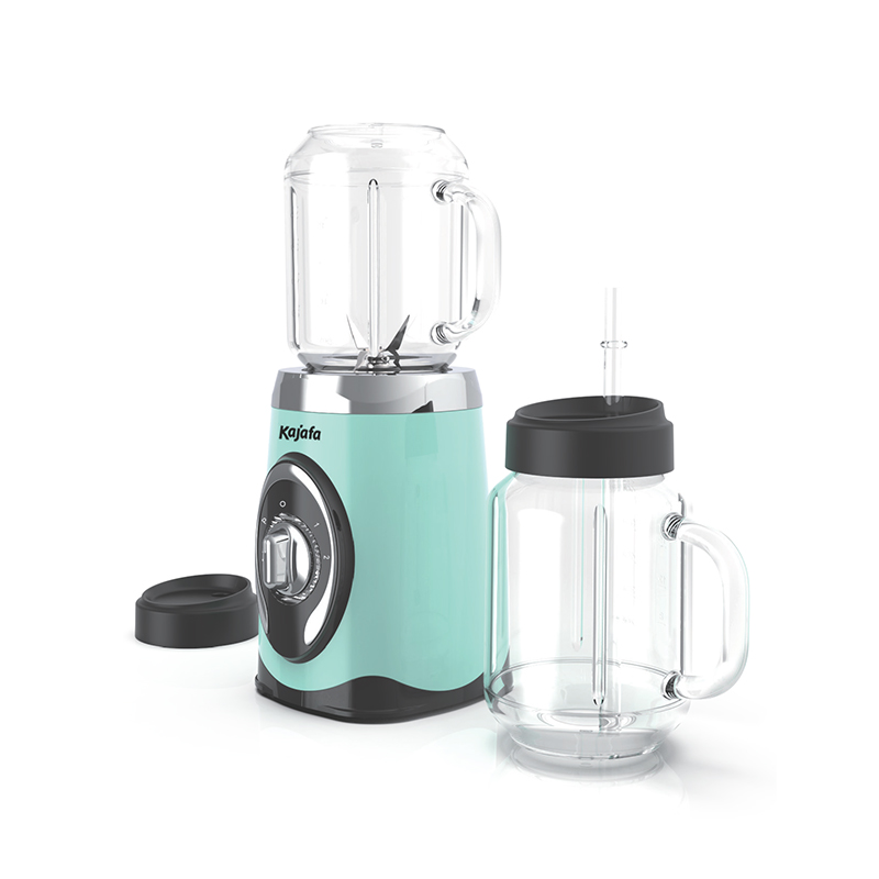 BL-369B-P5 Batteur sur socle et machine à smoothie 2 en 1 - 300 W, plastique, acier inoxydable, 600 ml