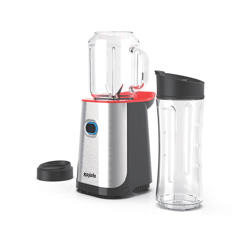 BL509B-P4 Mélangeur à smoothie avec lames tranchantes, mini mélangeur personnel pour shakes et smoothies, mélangeur pour la cuisine avec mélange, tasse de voyage sans BPA et tasse Mason de 600 ml