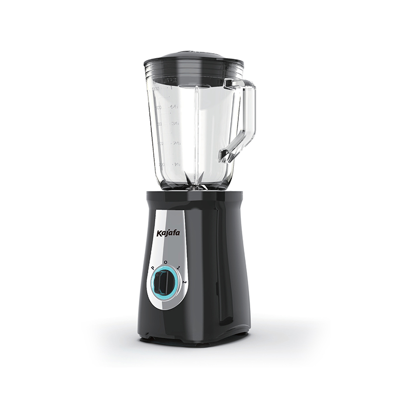BL-358B-G Blender Électrique Smoothie Maker, Pichet Blender, Lames En Acier Inoxydable, 2 Vitesses De Contrôle Avec Fonction Pulse, Bocal En Verre 1.0L