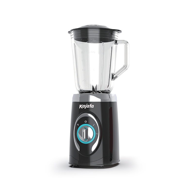 BL-369B-G Blender Électrique Smoothie Maker, Pichet Blender, Lames En Acier Inoxydable, 2 Vitesses De Contrôle Avec Fonction Pulse, Bocal En Verre 1.0L