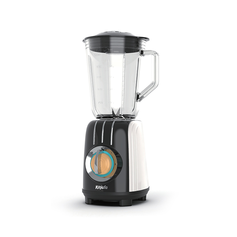 BL485B-G Style rétro 2 vitesses avec contrôle des impulsions, avec bocal en verre de 1000 ml et lame en acier inoxydable, mélangeur de comptoir, mélangeur personnel haute puissance