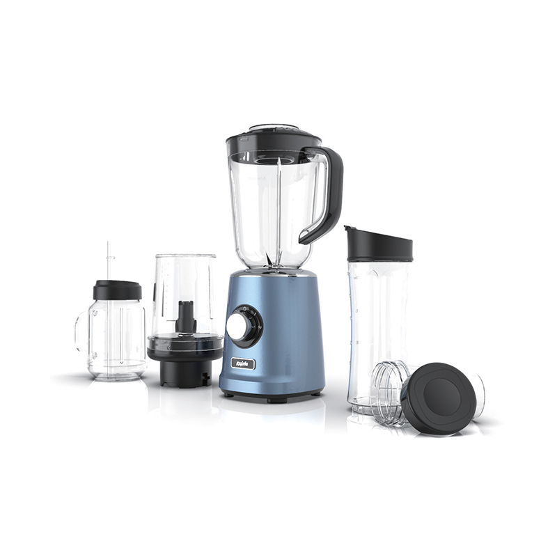 Mélangeur mélangeur BL565ABE-P, machine à smoothie haute vitesse multifonctionnelle de 1,0 L et broyeur à glace, avec mini mélangeur portable de 600 ml et robot culinaire pour presse-agrumes