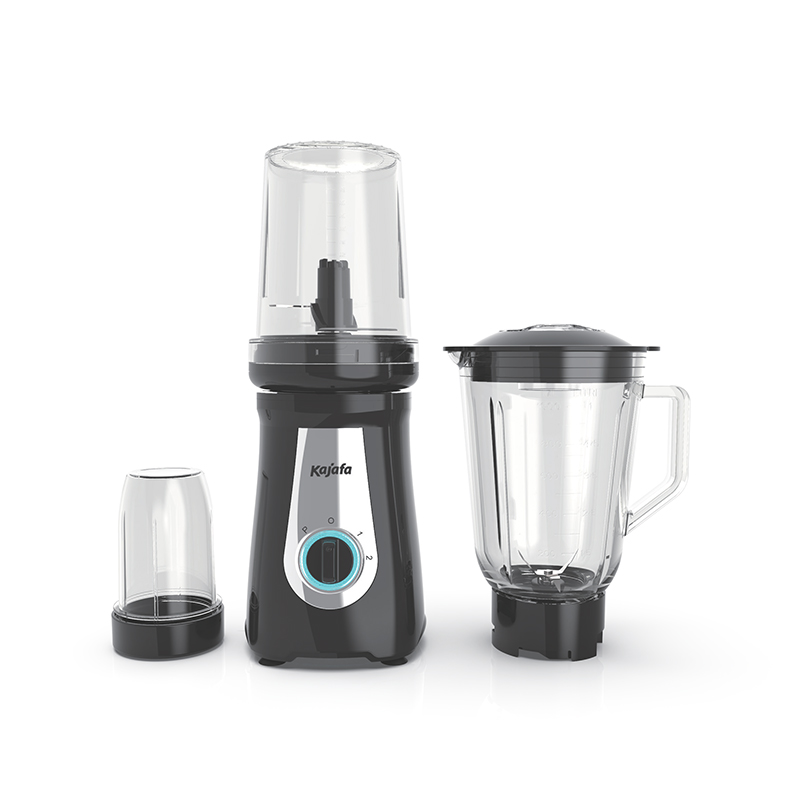 BL-358ABE-G Blender Smoothie Maker, Blender haute vitesse 3 en 1 avec pichet en verre de 1,0 L, robot culinaire multifonctionnel et broyeur pour fruits, légumes et grains de café surgelés